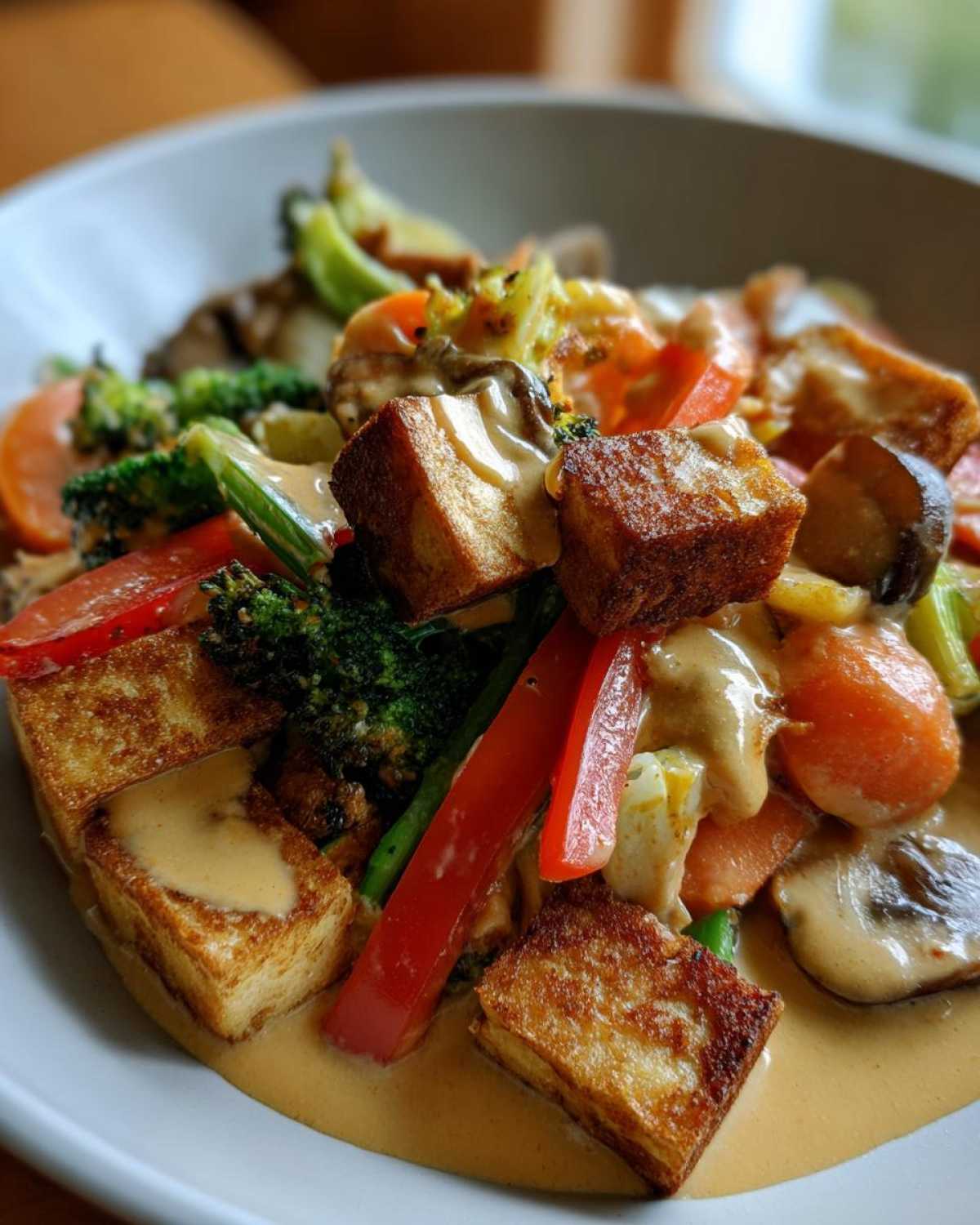 Vegetable Stir-Fry with Peanut Sauce - detail 3