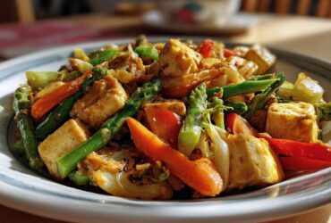 Vegetable Stir-Fry with Peanut Sauce