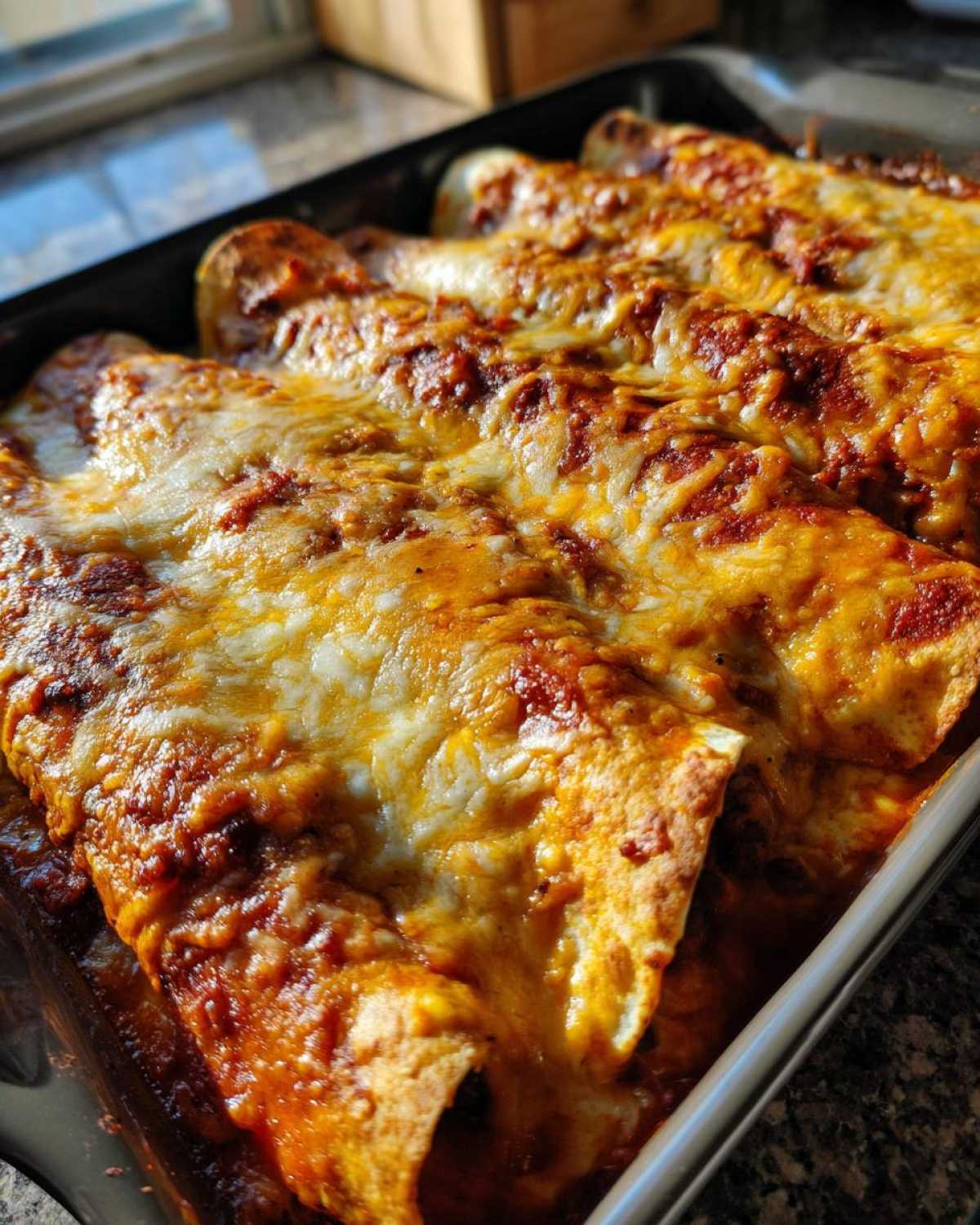 Vegetarian Black Bean Enchiladas - detail 1