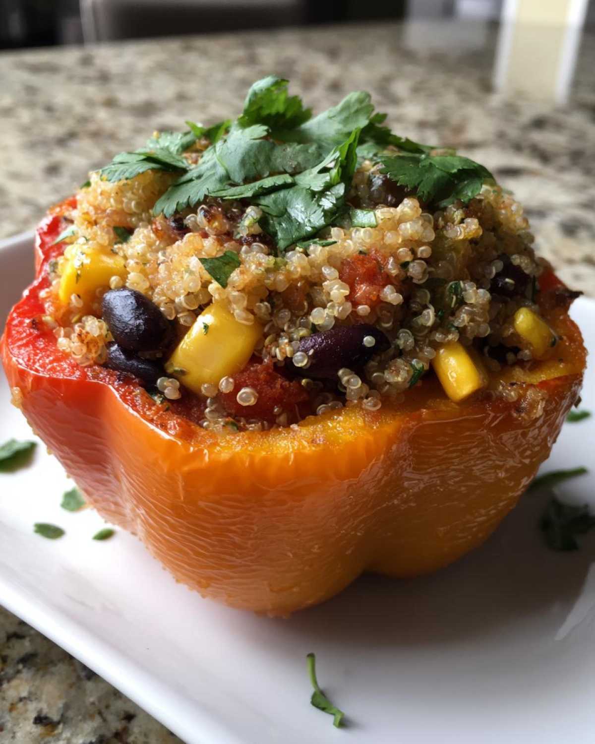 Vegetarian Quinoa-Stuffed Bell Peppers - detail 4