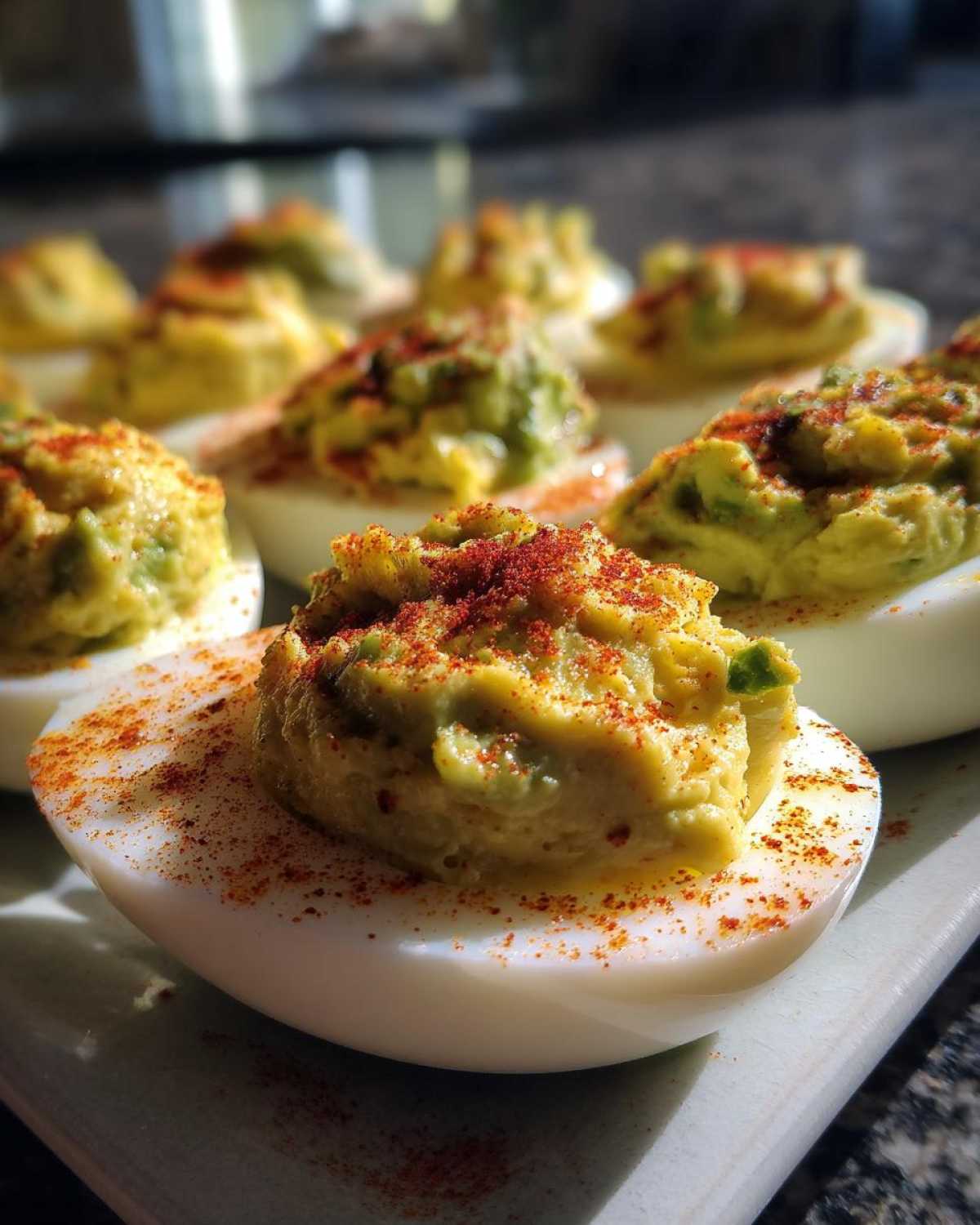Avocado Deviled Eggs (Keto Twist on a Classic Appetizer) - detail 1