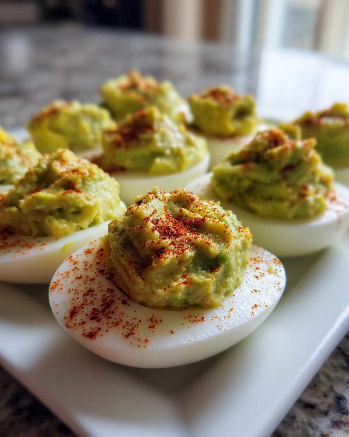 Avocado Deviled Eggs (Keto Twist on a Classic Appetizer) - detail 2