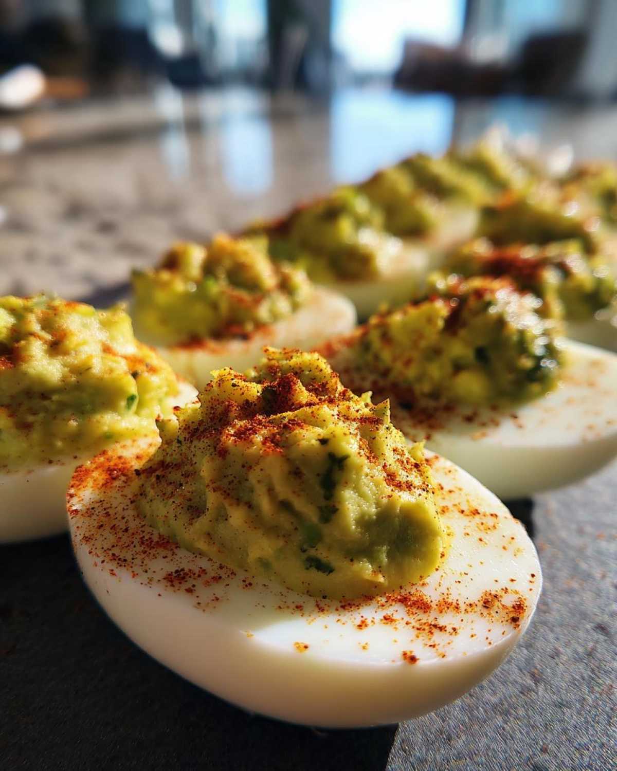 Avocado Deviled Eggs (Keto Twist on a Classic Appetizer) - detail 3