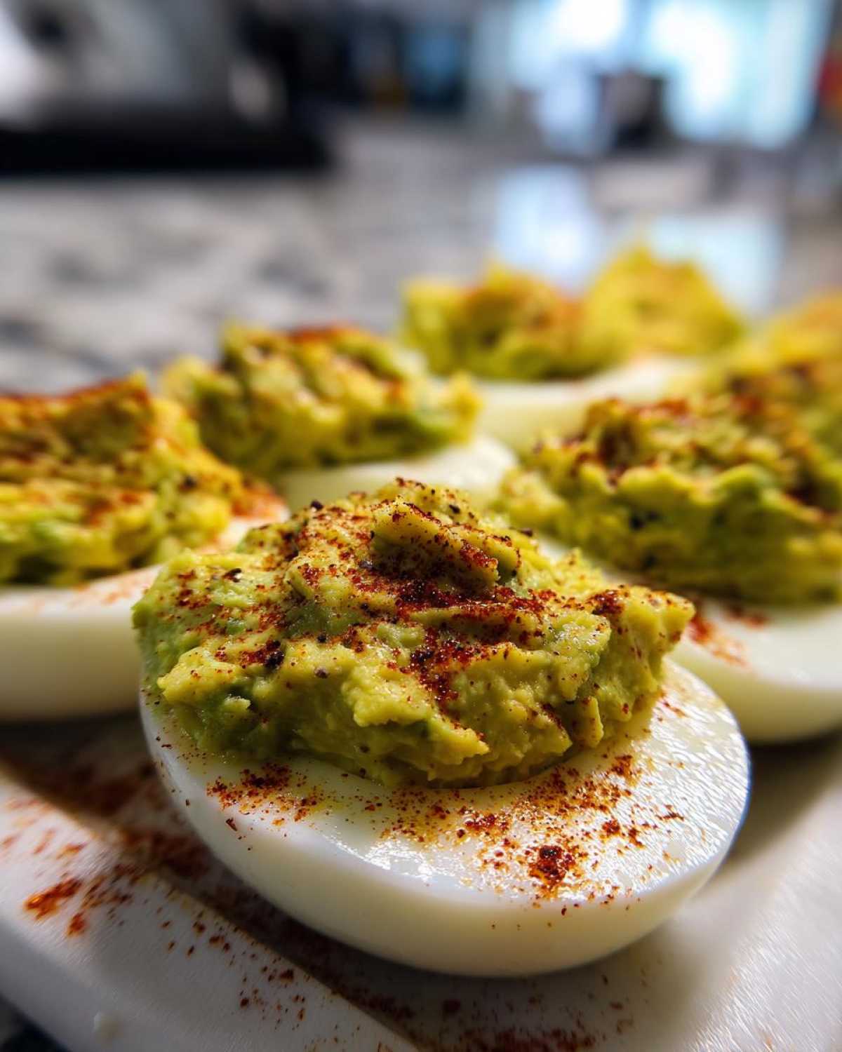 Avocado Deviled Eggs (Keto Twist on a Classic Appetizer) - detail 4