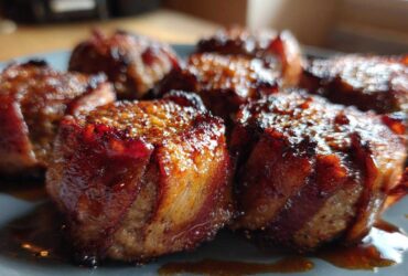 BBQ Bacon-Wrapped Meatloaf Bites (Game Day Dinner Idea)