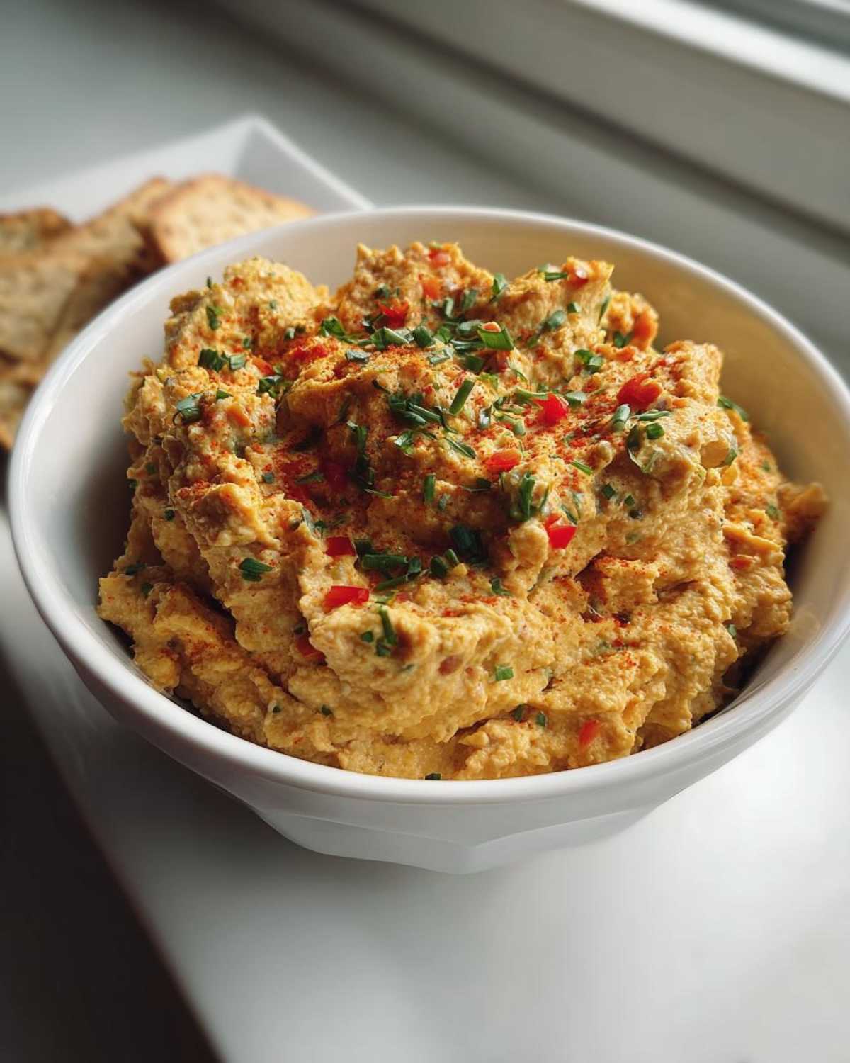 BBQ Ranch Chickpea Dip (High-Protein Snack Spread) - detail 2