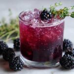 Blackberry Thyme Sparkler (Craft Mocktail for Fancy Feels)