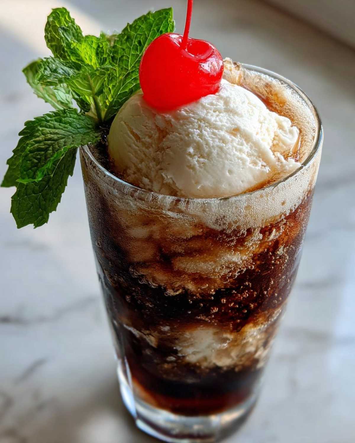 Boozy Root Beer Float Cocktail (Nostalgic Adult Twist) - detail 1