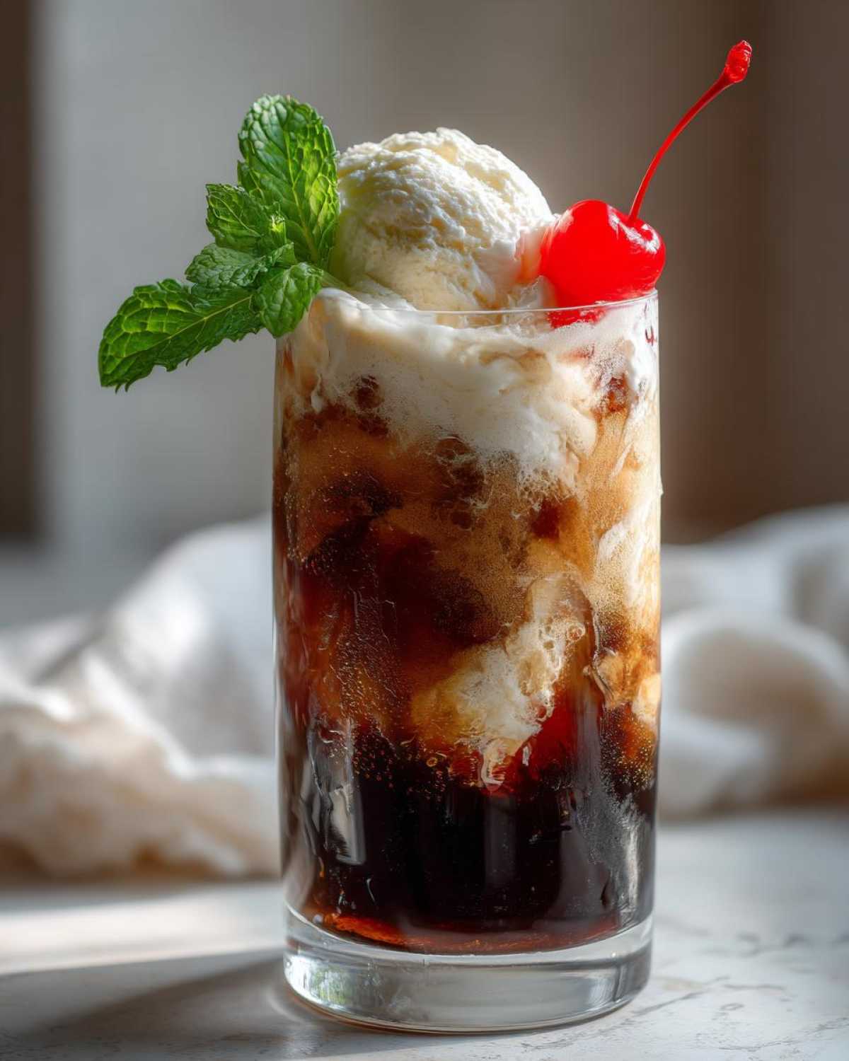 Boozy Root Beer Float Cocktail (Nostalgic Adult Twist) - detail 2
