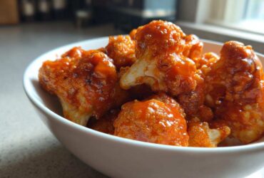 Buffalo Cauliflower Bites (Addictive Vegetarian Wing Swap)