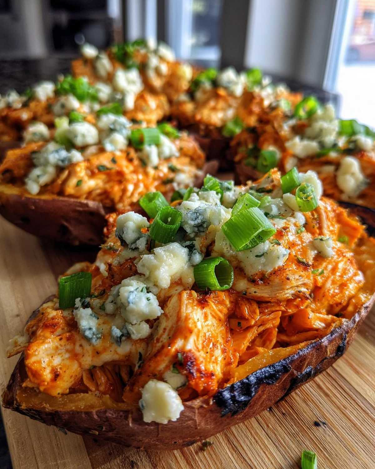 Buffalo Chicken Stuffed Sweet Potatoes (Game-Changing Flavor Combo) - detail 4