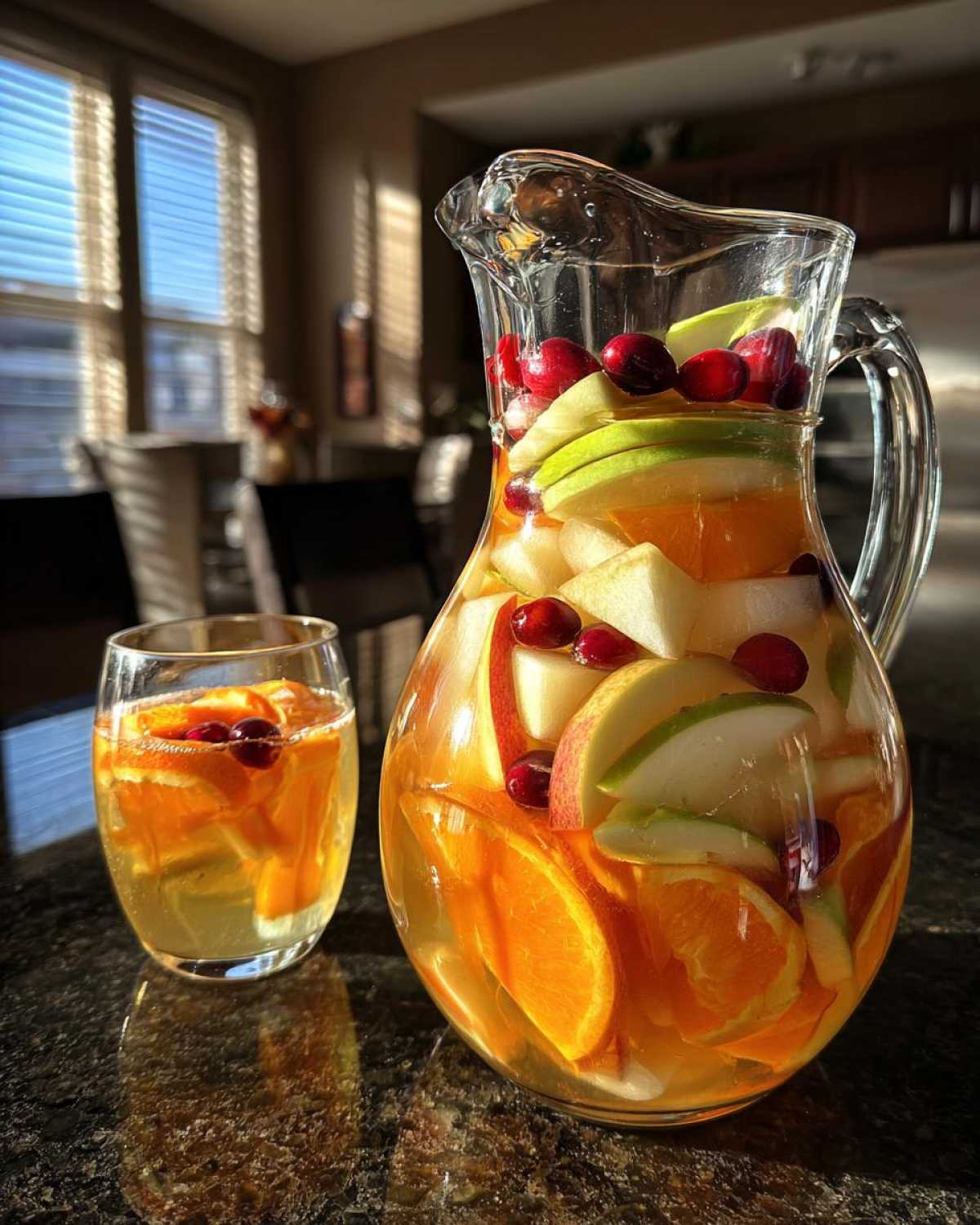 Caramel Apple Sangria (Autumn Party Pitcher Drink) - detail 3