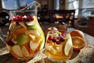 Caramel Apple Sangria (Autumn Party Pitcher Drink)