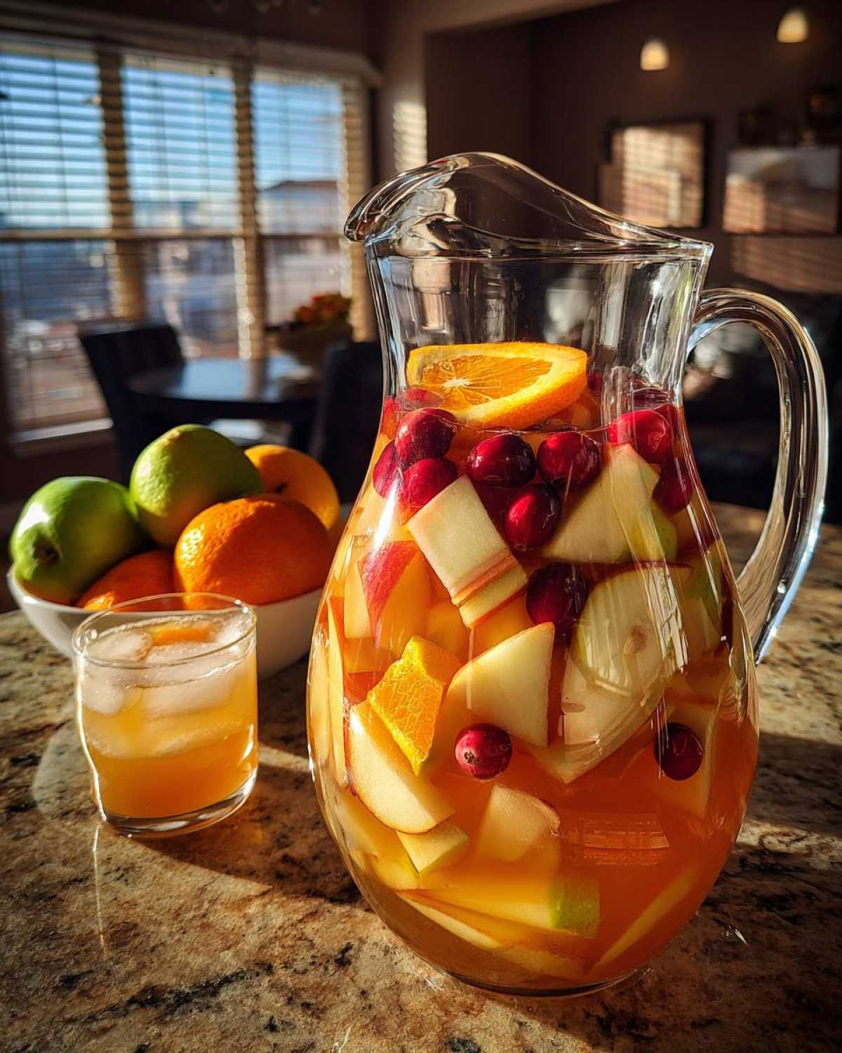 Caramel Apple Sangria (Autumn Party Pitcher Drink) - detail 4