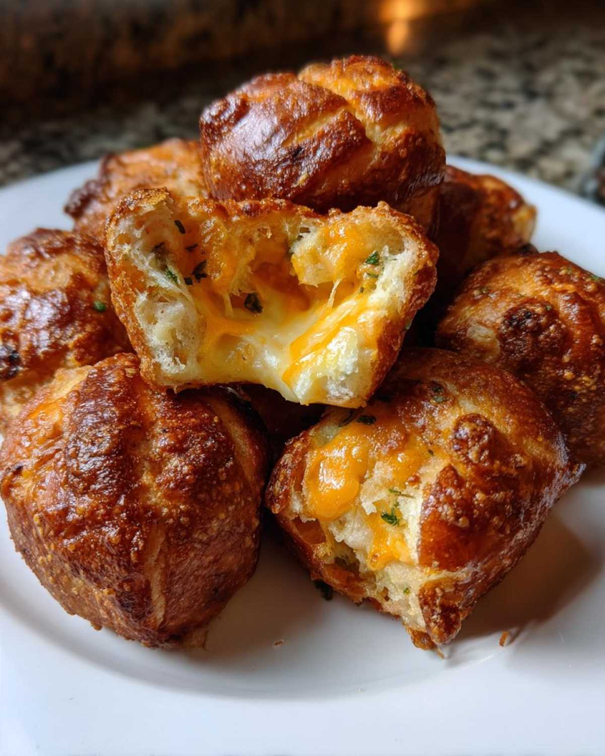 Cheddar Jalapeño Stuffed Pretzel Bites (Pub Snack at Home) - detail 4