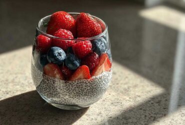 Chia Pudding Parfait with Berries (Meal Prep Breakfast Treat)