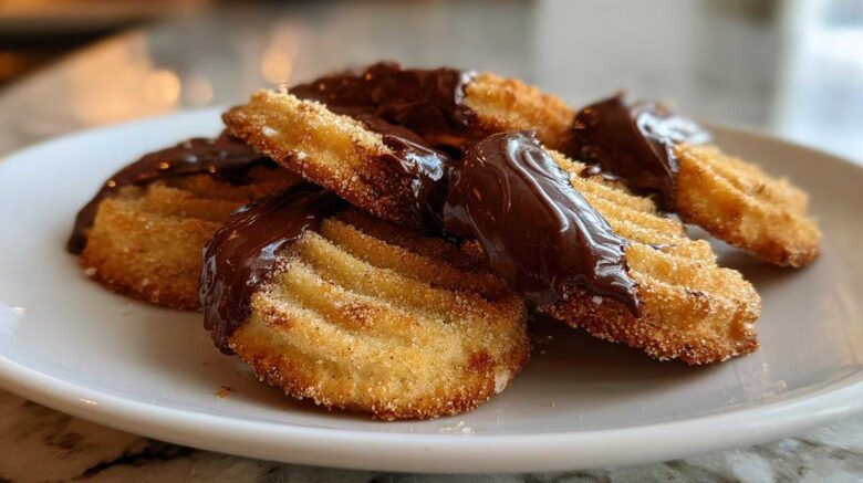 Chocolate-Dipped Churro Cookies (Trend Alert Treat)