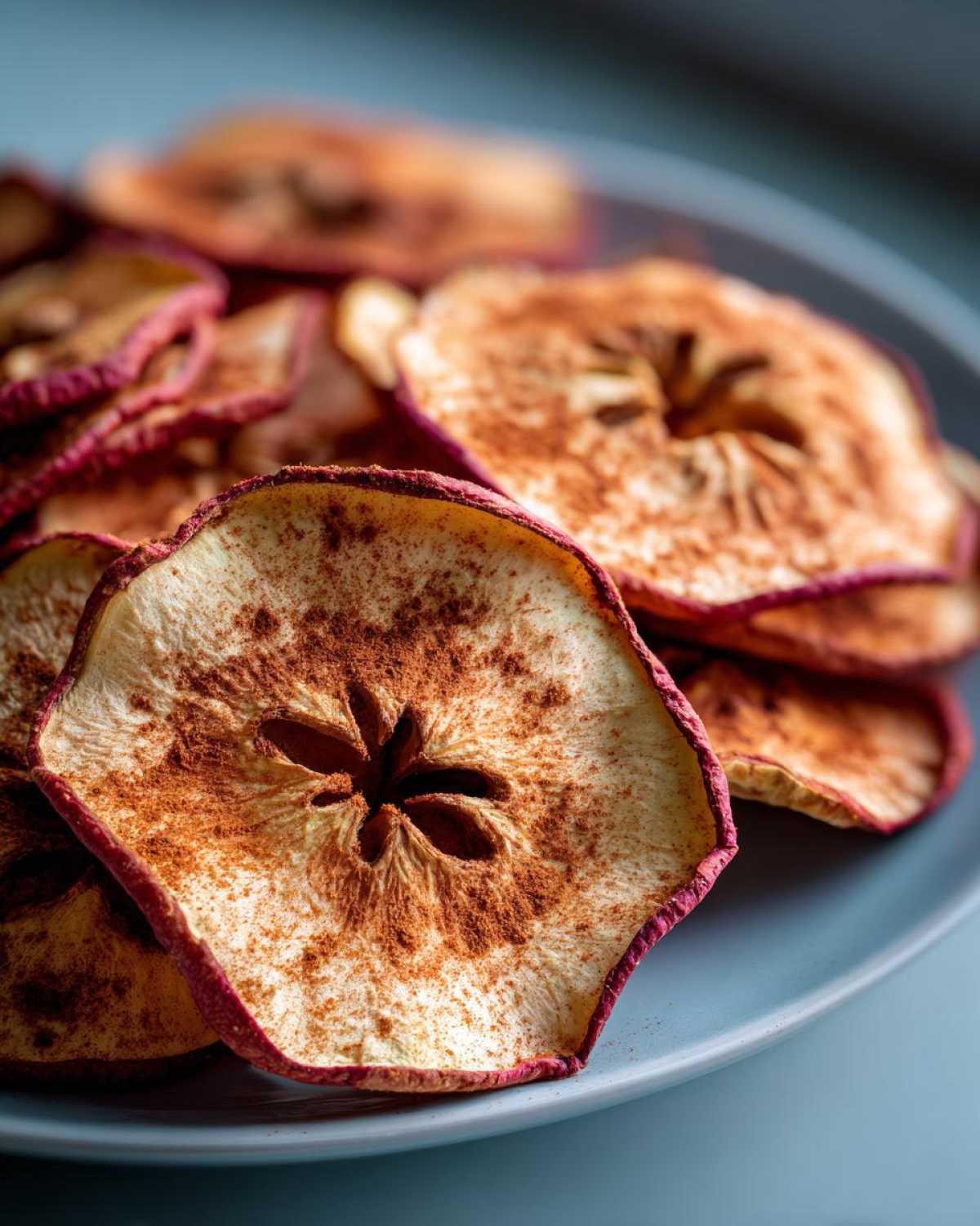 Cinnamon Apple Chips (Oven-Baked Healthy Crunch) - detail 2