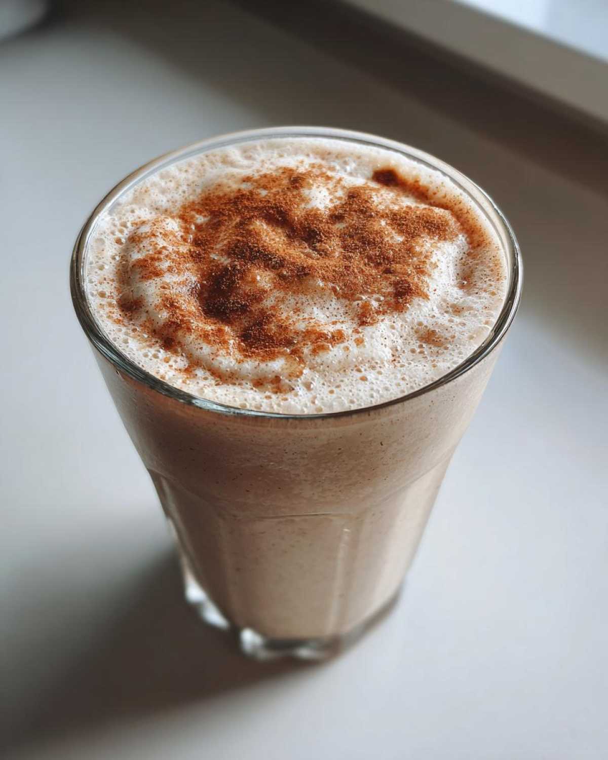 Cinnamon Roll Protein Shake (Healthy Dessert for Breakfast) - detail 1