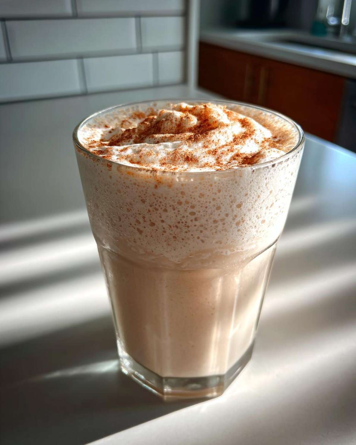 Cinnamon Roll Protein Shake (Healthy Dessert for Breakfast) - detail 3