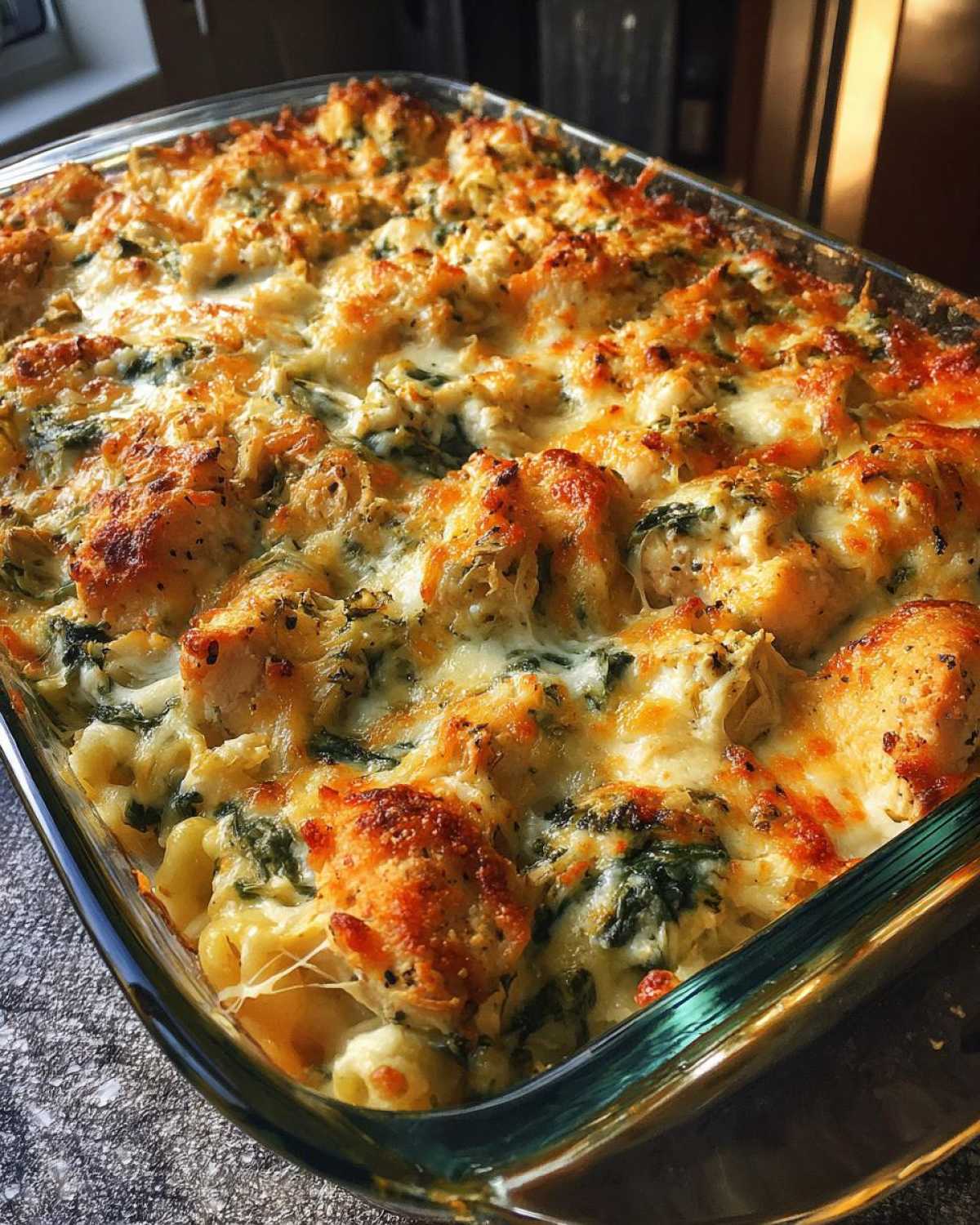 Creamy Spinach Artichoke Chicken Casserole (Crowd-Pleasing Comfort) - detail 1