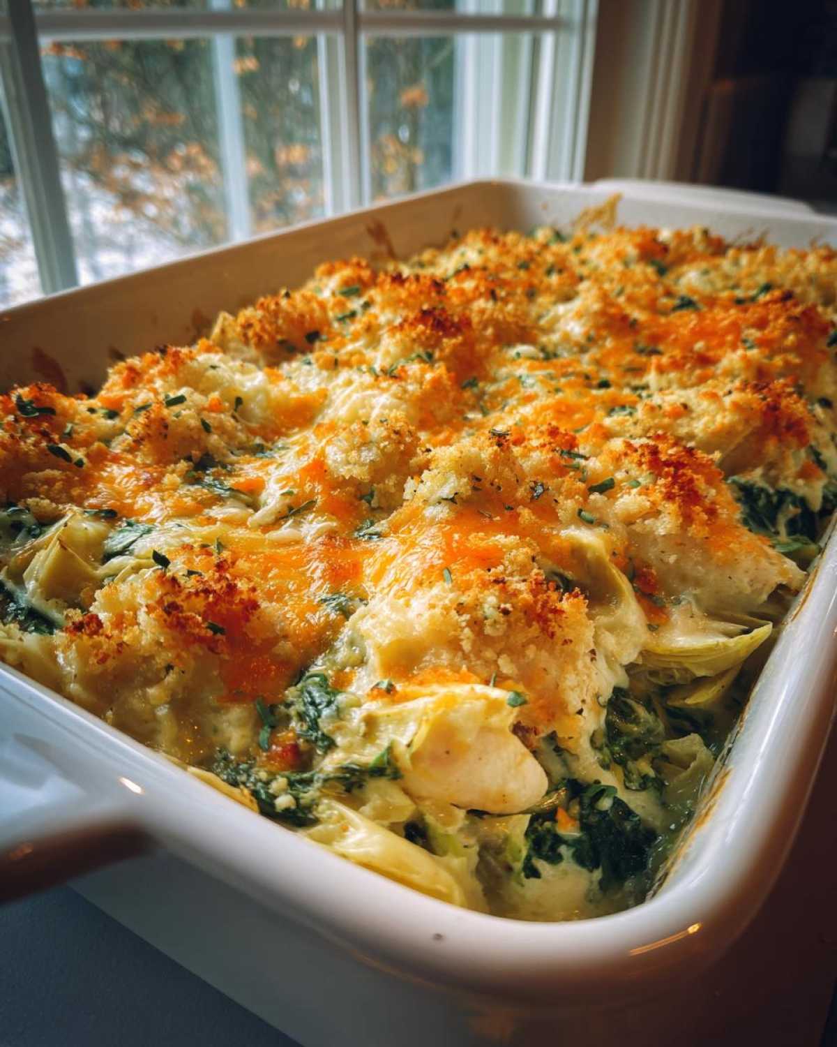 Creamy Spinach Artichoke Chicken Casserole (Crowd-Pleasing Comfort) - detail 3