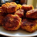 Crispy Air Fryer Chickpea Nuggets (Vegan Chicken Nugget Hack)