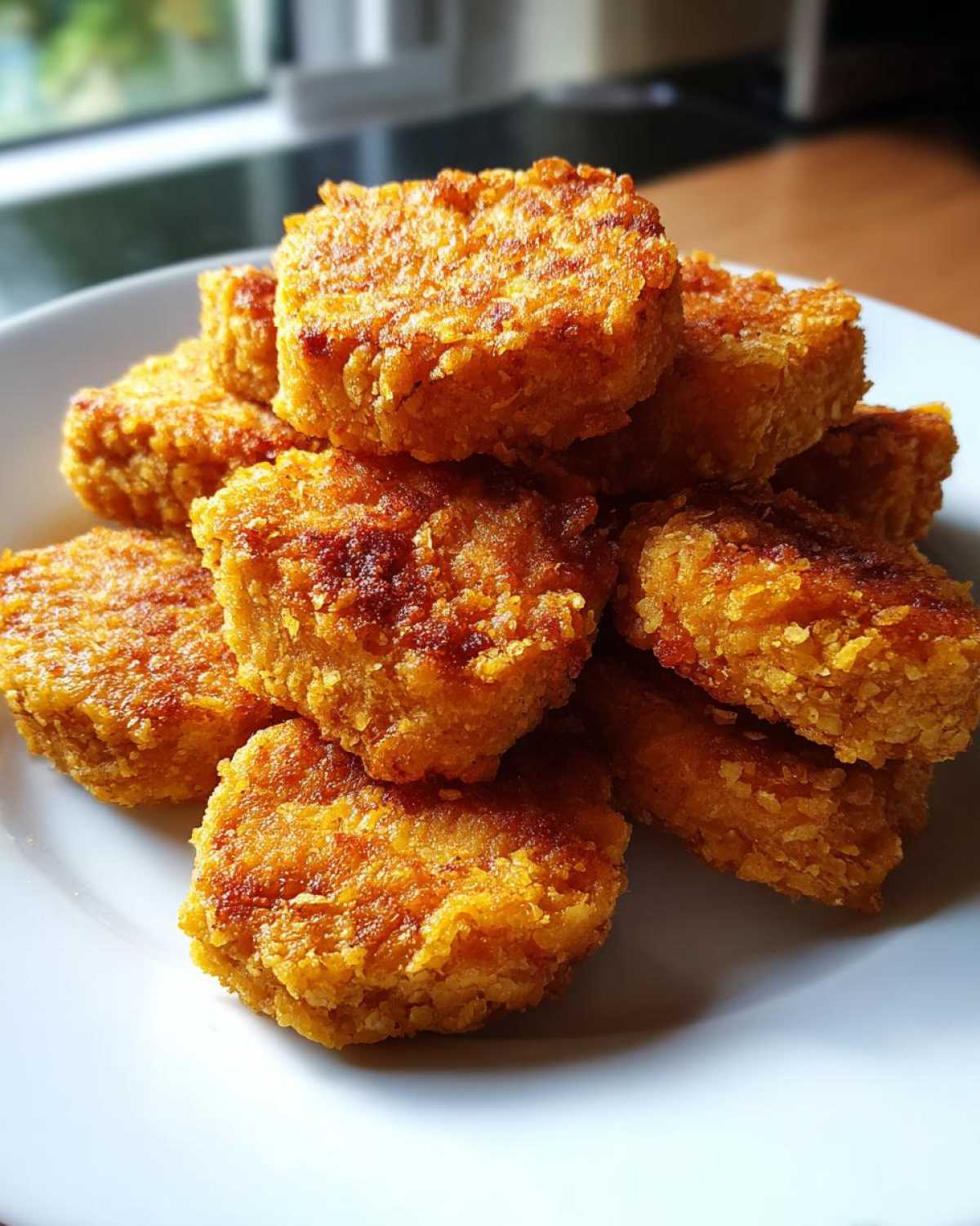 Crispy Air Fryer Chickpea Nuggets (Vegan Chicken Nugget Hack) - detail 3