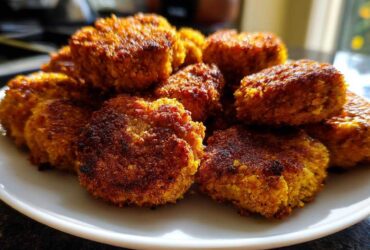 Crispy Air Fryer Chickpea Nuggets (Vegan Chicken Nugget Hack)