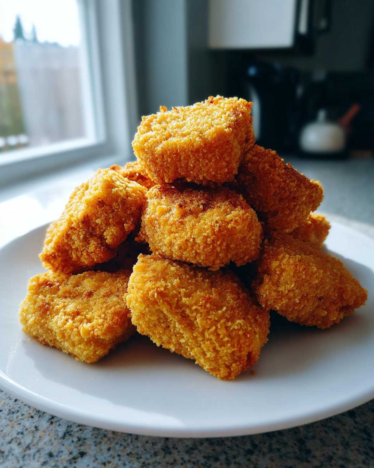 Crispy Air Fryer Chickpea Nuggets (Vegan Chicken Nugget Hack) - detail 4