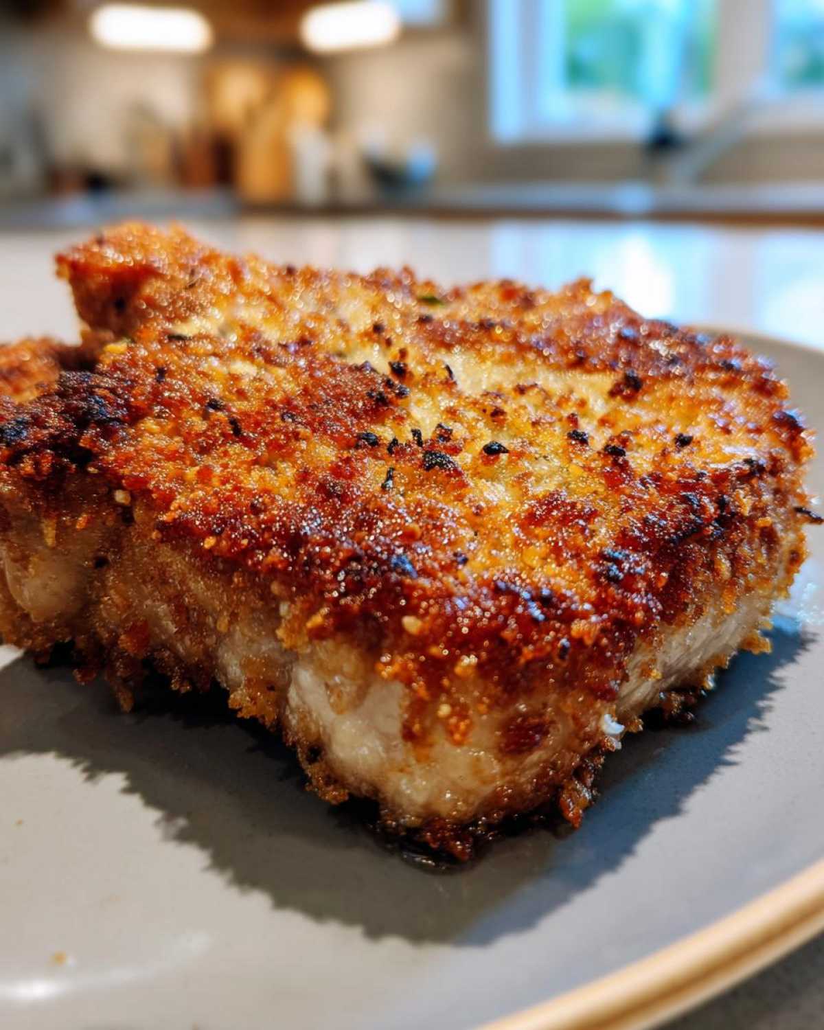 Crispy Parmesan Crusted Pork Chops (Easy 20-Minute Dinner) - detail 4