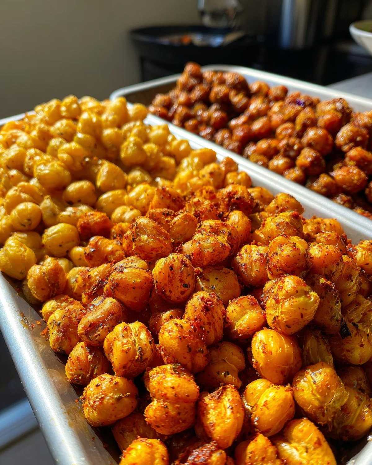 Crunchy Roasted Chickpeas 3 Ways (Healthy Snack Attack) - detail 4