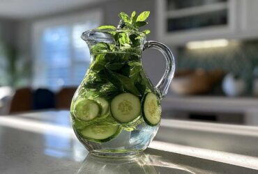 Cucumber Basil Detox Water (Spa Day Hydration at Home)