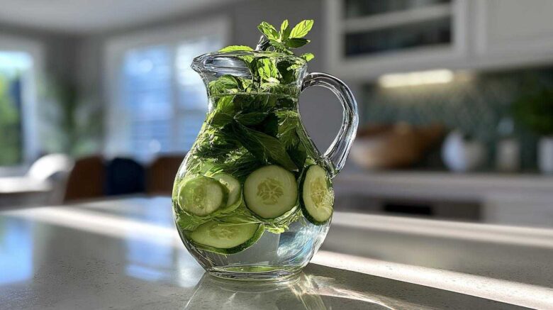 Cucumber Basil Detox Water (Spa Day Hydration at Home)