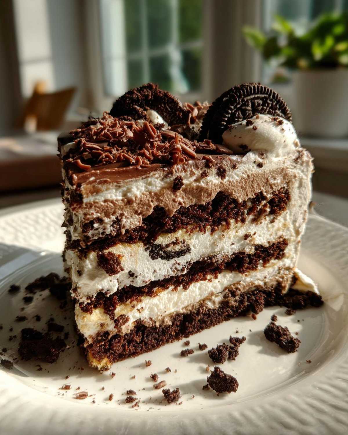 Decadent Mocha Oreo Icebox Cake (No-Bake Coffee Lover’s Dream) - detail 1