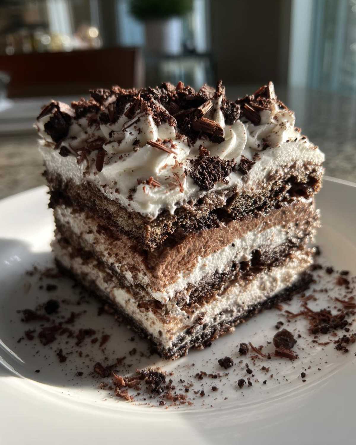 Decadent Mocha Oreo Icebox Cake (No-Bake Coffee Lover’s Dream) - detail 2