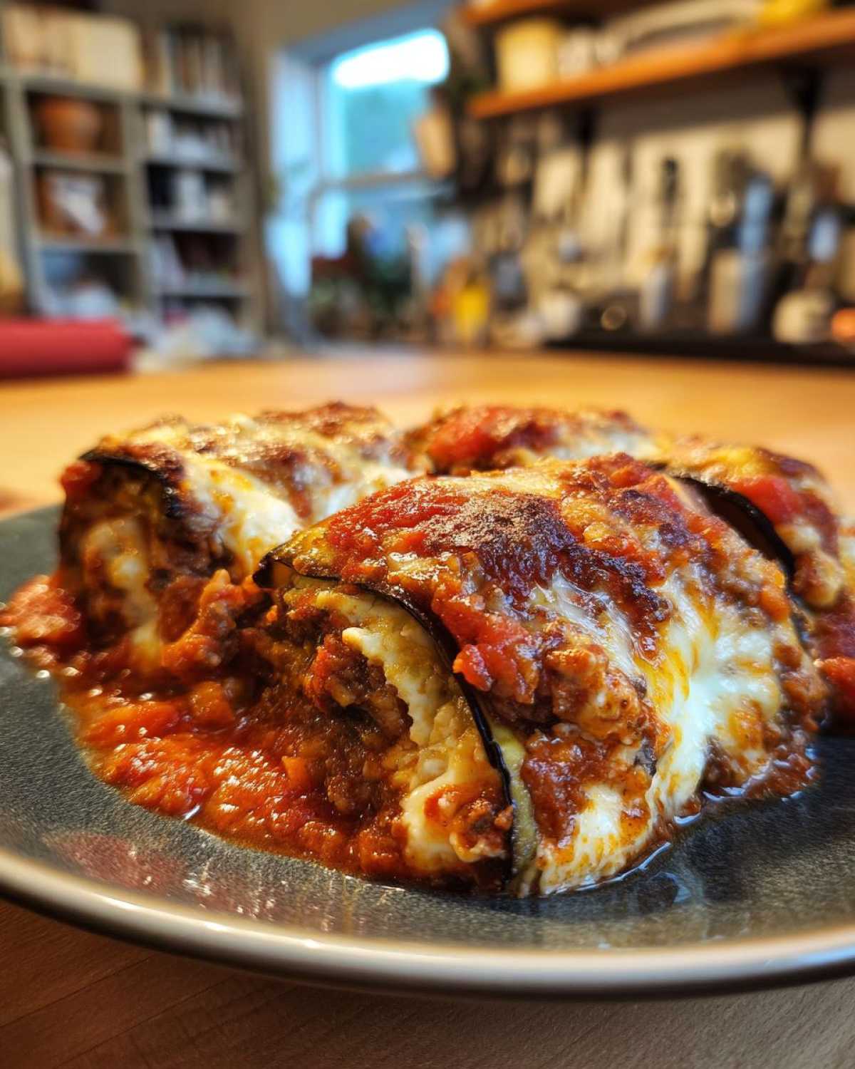 Eggplant Lasagna Roll-Ups (Low-Carb Italian Favorite) - detail 3