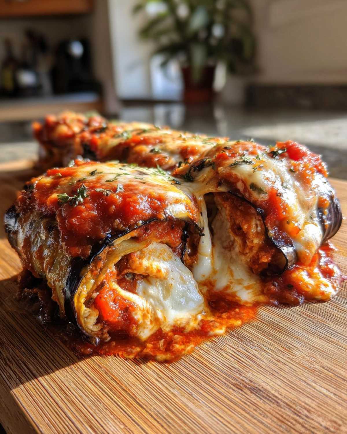 Eggplant Lasagna Roll-Ups (Low-Carb Italian Favorite) - detail 4
