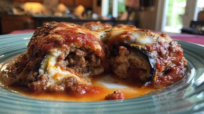 Eggplant Lasagna Roll-Ups (Low-Carb Italian Favorite)