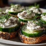 Everything Bagel Cucumber Bites (Low-Carb Crunchy Snack)