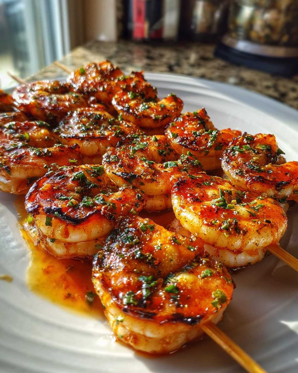 Firecracker Shrimp Skewers (Summer Party Appetizer with a Kick) - detail 1