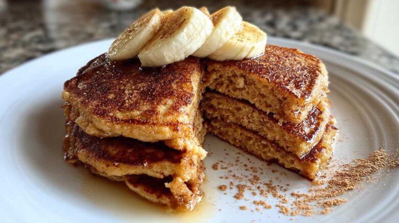 Flourless Oatmeal Banana Pancakes (Healthy Breakfast Hack)