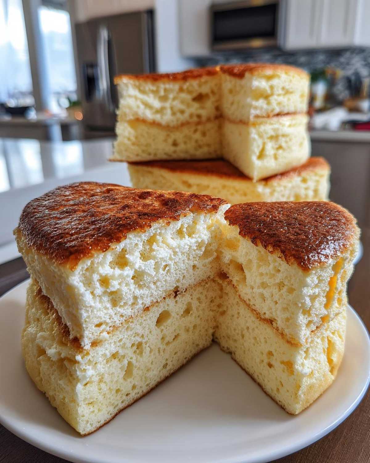 Fluffiest Japanese Soufflé Pancakes (Breakfast Dessert Sensation) - detail 1