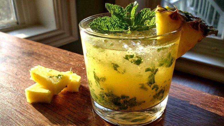 Fresh Pineapple Mojito (Tropical Cocktail Crowd-Pleaser)