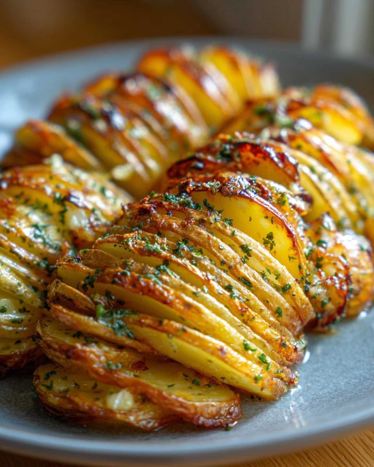 Garlic Butter Accordion Potatoes (Viral Snack Worth Trying) - detail 1