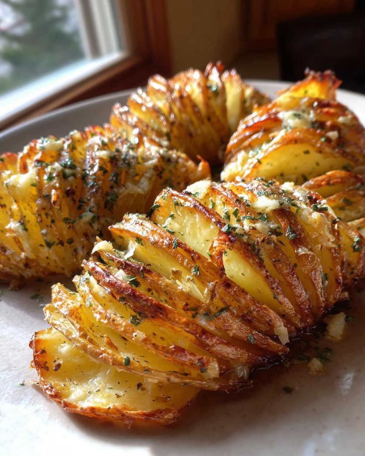 Garlic Butter Accordion Potatoes (Viral Snack Worth Trying) - detail 2