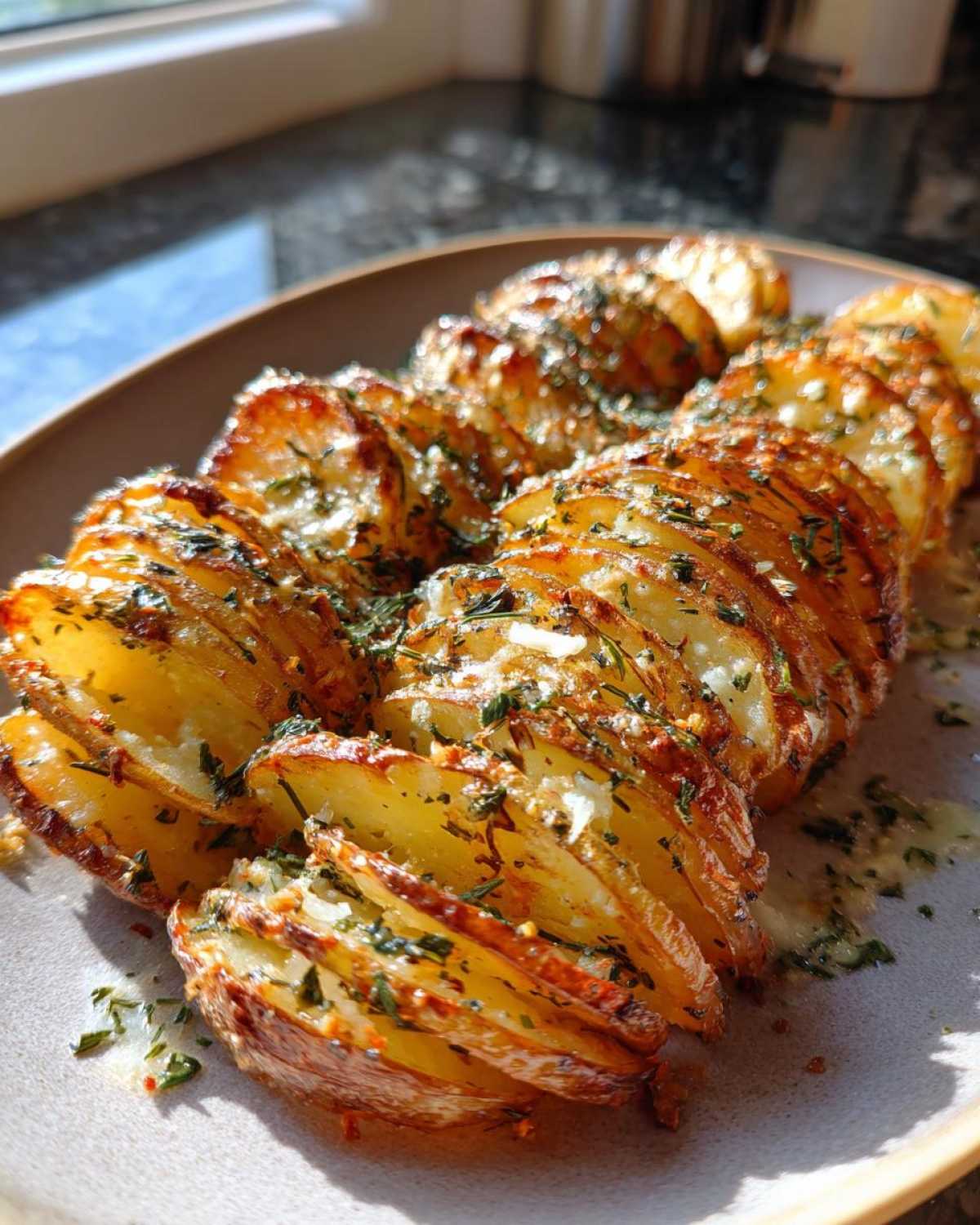 Garlic Butter Accordion Potatoes (Viral Snack Worth Trying) - detail 3