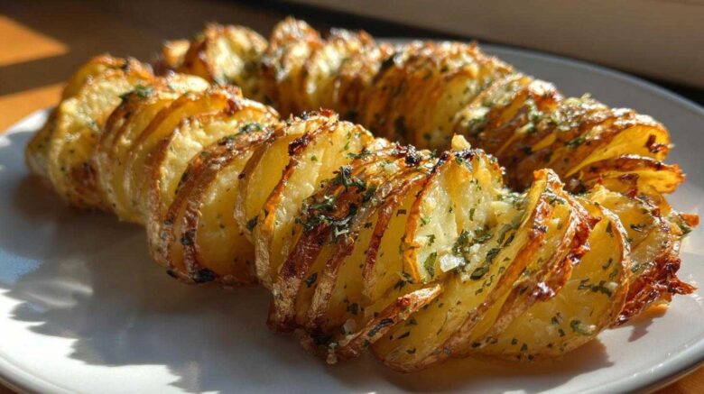 Garlic Butter Accordion Potatoes (Viral Snack Worth Trying)
