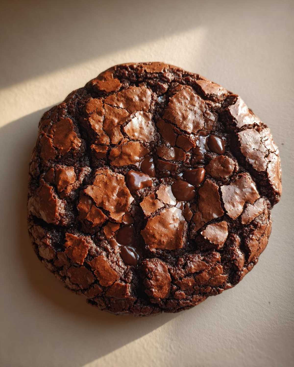 Giant Crinkle-Top Brownie Cookies (Bakery-Style Showstopper) - detail 2