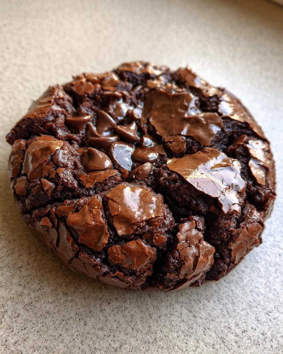 Giant Crinkle-Top Brownie Cookies (Bakery-Style Showstopper) - detail 3